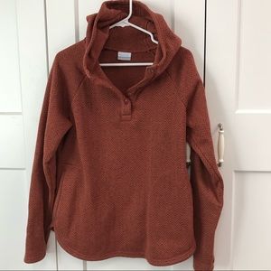 Fleece lined Columbia hoodie